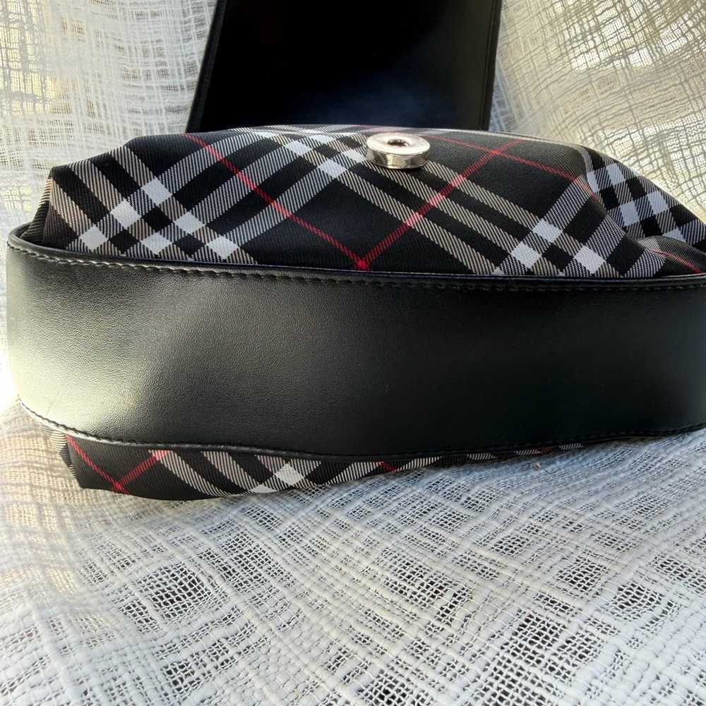 Authentic Burberry Blue Label Black Nova Check Crossbody Bag unisex - Picture 12 of 17